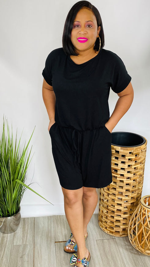 Sweet Moments Plus  - short sleeve romper